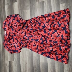 Peppermint Brand Dress size 12/13 yrs  Floral Winter Dress Christmas